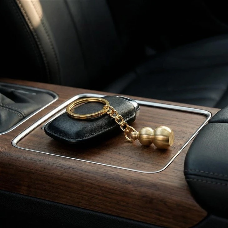 Vintage Brass Keychain best