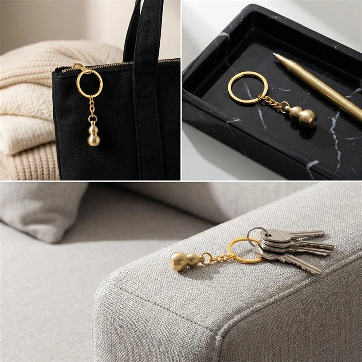 Vintage Brass Keychain price